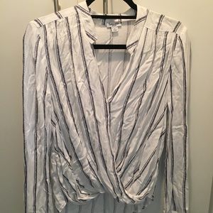 Splendid Blouse Pinstripe